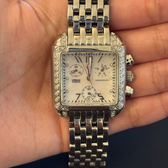 Michele Chronograph Diamond Watch main image 7